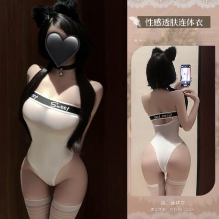 DML性感抹胸连体衣