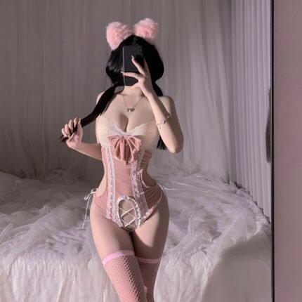 性感开档连体衣